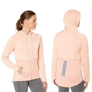 Adidas | NWT Team Issue Full Zip Hoodie Glow Pink/White XS